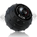 5-Speed Vibrating Massage Ball: Silicone Electric Massager with Auto Shut-Off, Physical Therapy Ball for Fitness, Mobility, and Relaxation, Wellness Gift (Black)