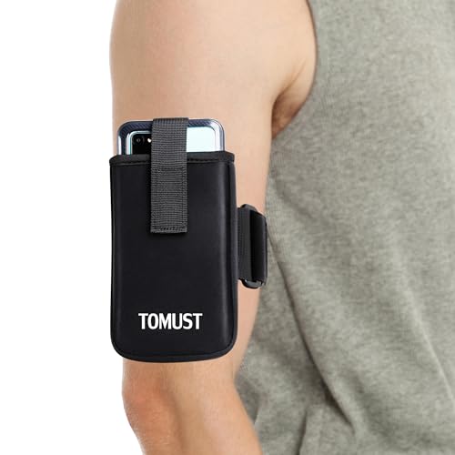 Phone Armband with Three Strap, Adjustable Running Arm Band