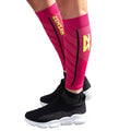 Zensah Featherweight Compression Leg Sleeves - Relieve Shin Splints, Calf Strains - color: Fuchsia, size: Small