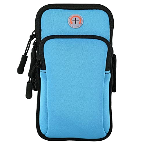 Phone Holder for Running Phone Armband Sleeve,iPhone 17 16 16e 15 14 13 12 11 Pro Max Xs Xr X 8 Plus Mini,Galaxy Ultra S26 S25 S24 S23 S22 Note 10 (BLU) - color: BLU