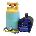 Mastercool 69400-CON Refrigerant Recovery Machine – Removes Contaminated R134a & R1234yf, Spark-Free Design, 30 lb DOT Tank