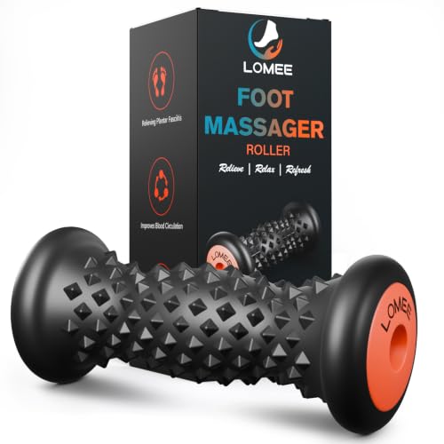 Foot Roller Massager for Plantar Fasciitis, Foot Arch and Heel Pain Relief - color: Black