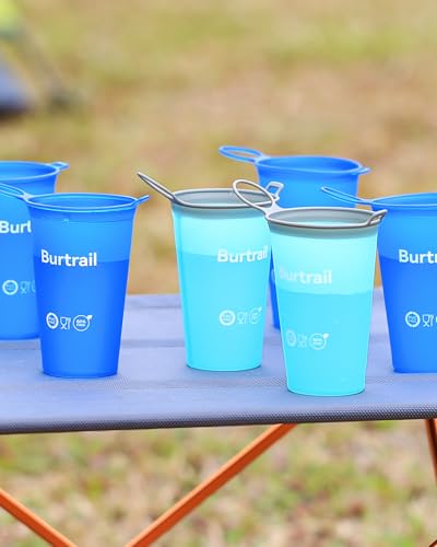 200 ml/6.8 oz-2Pack-Collapsible Cup TPU Running Water Cup Foldable Reusable Protable for Running,Backpacking,Traveling,Climbing,Marathon-BPA Free,SkyBlue - color: 2 Pcs 200ml Sky Blue Cup
