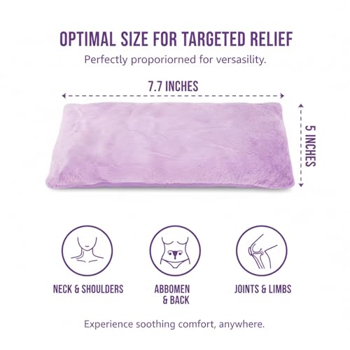 Premium Microwave Heating Pad - Soft Fabric for Muscle Comfort & Relaxation - Reusable Hot Pad for Neck, Back, Shoulder, and Abdomen
