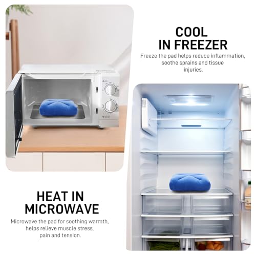 Microwave Heating Pad for Pain Relief, 8 x 18 Blue - color: Heat Pad08 -Blue