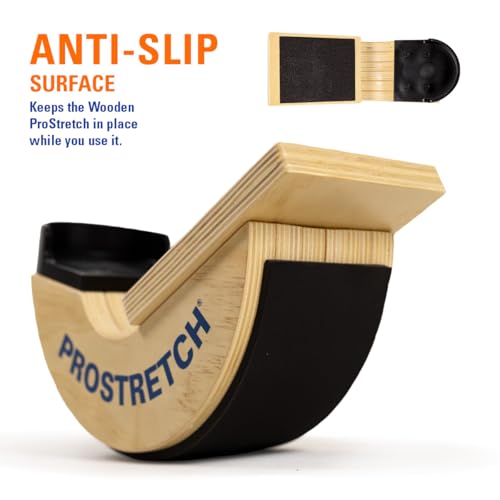 ProStretch Wooden, Calf Stretcher for Plantar Fasciitis & Tight Calves