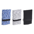 uxcell Wrist Pouch Wrist Wallet Sports Wristband Wallet with Zipper Pocket for Running Jogging Cycling Yoga - color: Blue/Gray/Black
