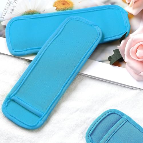 JANYUN 24 Pack Ice Pop Sleeves Popsicle Bags Antifreezing Ice Pop Holder - color: Blue