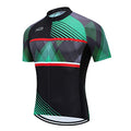 Cycling Jersey Men Bike Short Sleeve with 3 Rear Pockets,Reflective Breathable,Quick Dry,Bicycle Shirt S-3XL - color: Cc6472, size: 3X-Large