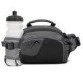 Entchin Water-Resistant Fanny Pack, 4-Zipper Belt Bag - color: E131 Black