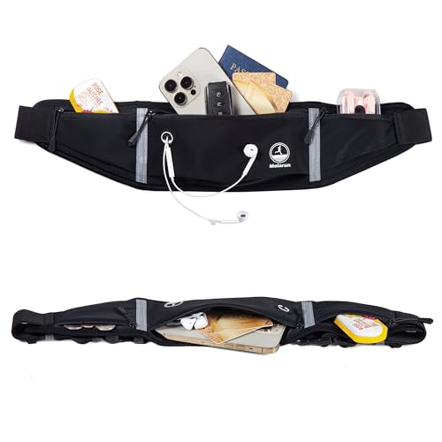 Running Belt Slim Fanny Packs Jogging Pouch Phone Holder Waist Pack - Black - color: C Black