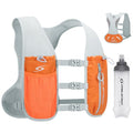 Maelstrom Running Vest, Lightweight Hydration Pack with 500ml Soft Flask - color: Orange