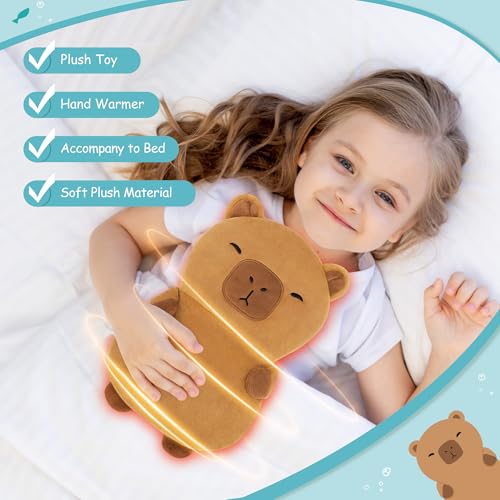 Microwavable Heating Pad Capybara Heating Pad for Cramps Period Pain Relief - style: Capybara