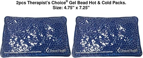 Therapist's Choice® Sports Pack, Reusable Hot Cold Therapy Pack with Gel Beads for Athletes, Flexible Hot and Cold Compress for Arthritis Pain Relief, Swelling, Sports Injuries