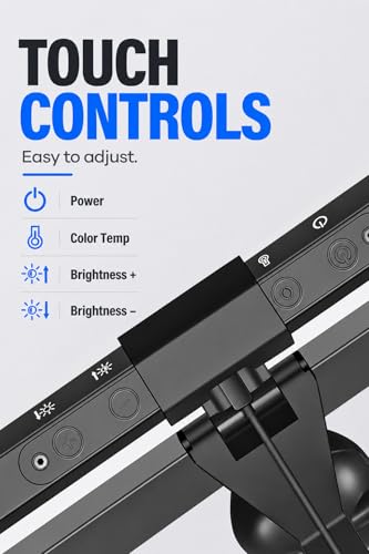 Computer Monitor Lamp, Screen LED Light Bar, USB Powered, No Screen Glare - size: For Desktop PC