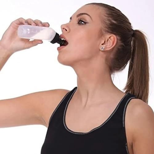 Running Water Bottle Leak-Proof Portable Plastic Sport Water Flask Hydration Backpack Waist Belt Bag Drinking(280ml)