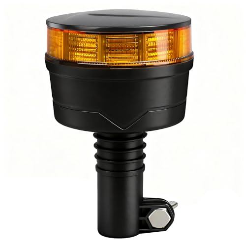 Amber Beacon LED Emergency Strobe Light, 7 Flash Modes Warning - color: Style 8