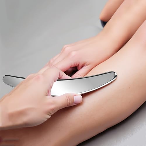 BYYDDIY Stainless Steel Gua Sha Tool, Muscle Scraper Tool,Soft Tissue Massage Scraper,Muscle Scraping Tool (C) - style: C