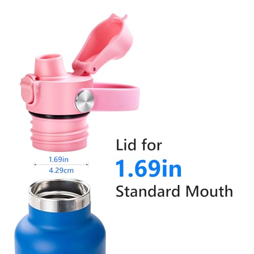 XACIOA Replacement Flip Lid for Hydro Flask Standard Mouth Bottle - color: Pink