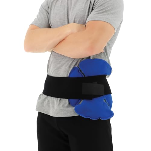 Reusable Hot & Cold Therapy Pack for Knee, Back, Shoulder & Ankle Pain (One Size) - size: Clover 11.5 x 11.5 Inch