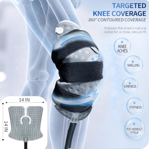 Ice Machine for Knee After Surgery, Programmable & Live Temp