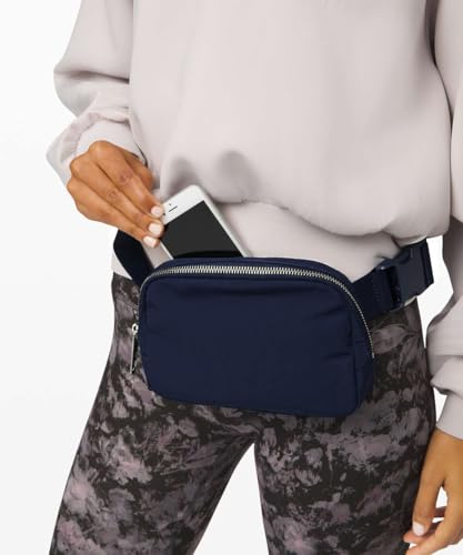 YOSHUYUKI Fanny Pack Crossbody Bag Trendy Waterproof Small Cross Body Purse for Women Men Fashion Waist Packs Mini Belt Pouch Chest Bum Hip Bag Lulu Dupes for Travel Vacation Running True Navy - color: True Navy