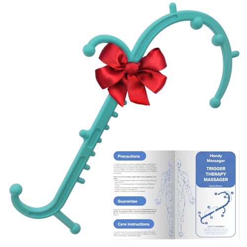Ranarose Deep Tissue Back & Neck Massager for Body Muscle Pain Relief - color: Turquoise