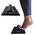 Plantar Fasciitis Foot Stretcher - Anti-Slip Leather, Black, L - color: Black, size: L