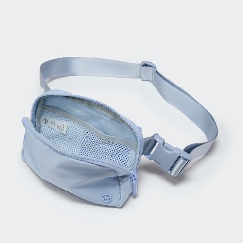 Pander Nylon Fanny Pack for Women, Two-Way Zipper Crossbody Bag - color: Windmill Blue