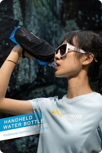 AONIJIE Handheld Water Bottle Running Small with 17oz (500ml) Soft Flask
