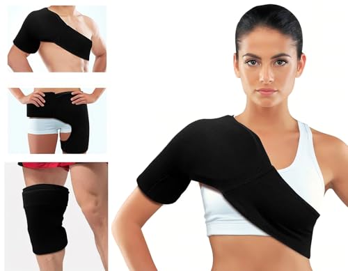Reusable Gel Ice Packs Hot Cold Therapy with Adjustable Velcro Strap