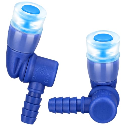 2 Pcs Bite Valve Replacement Bite Valve Nozzles - color: Blue