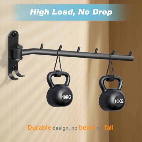 Alise Wall Mounted Drying Rack with Hook,Swivel Clothes Hanger,Black,1 Pcs - color: Black, size: 5005J (1 Pack)