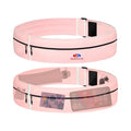 BibBoards Running Belt for Phone, Pink, 38-48 in - color: Pink, style: 38 Inch