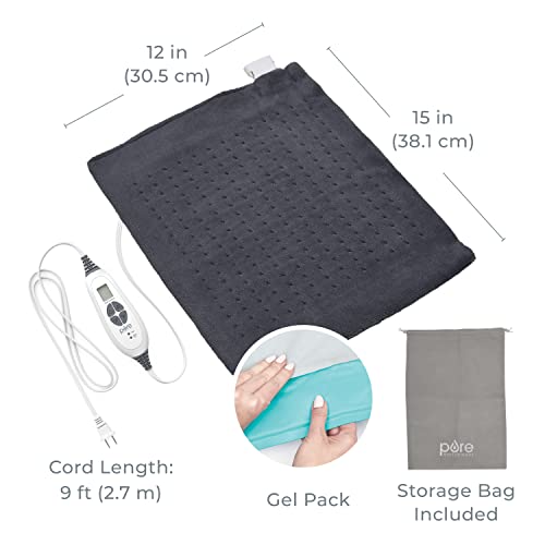 Pure Enrichment PureRelief Duo 2-in-1 Heating Pad with XL Hot/Cold Gel Pack