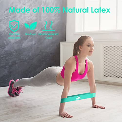 Resistance Bands Set, Workout Bands with Handles, 5 Levels - color: Blue