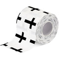 TrelaCo 1 Pcs Cross Wrist Tape Christian Athletic Tape, White - color: White