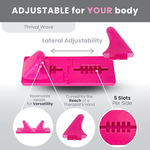Thrival Wave, Adjustable Psoas Muscle Release Tool, Patented, Pink - color: Pink, size: Thrival Wave