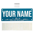 NYC Race Bib Kit - GET PERSONALIZED CHEERS - Race Bib with Alphabet Decals & Safety Pins – Add-Your-Name Running Accessory for Marathons Races
