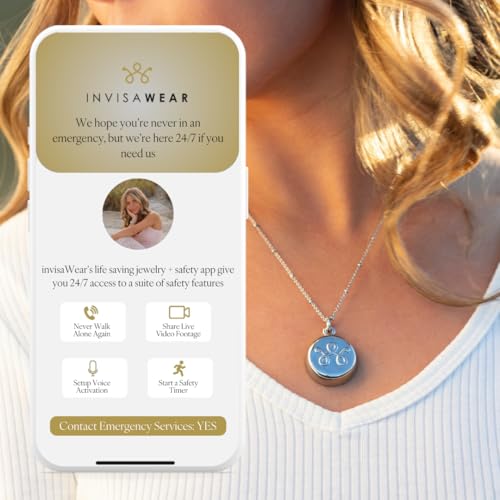 invisawear Smart Jewelry - Personal Safety Device - Keychain