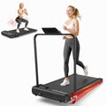 ANCHEER Walking Pad with Incline - Under Desk Treadmill with Handle Bar - color: Carbon Black