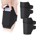 Jadive 2 Packs Cell Phone Leg Straps Ankle Phone Holder, Black