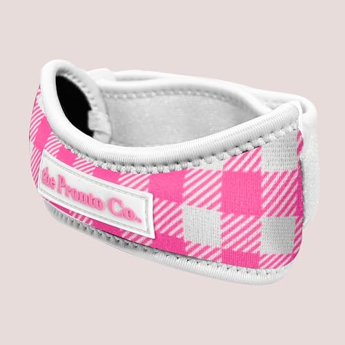 Patellar Tendon Knee Straps, Knee Pain Relief Support Braces, Pack of 2, Adjustable (Pink)