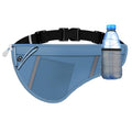 SooGree Men Women Sports Running Waist Bag, Waterproof Fanny Packs with Adjustable Belt, Waist Fanny Pack Bag with Water Bottle Holde for Running Hiking Walking Biking - color: GSP8807-Blue