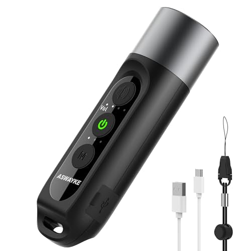 Electronic Whistle Highest IPX5 Maximum Sound 125db Battery 1000mAh Blue for Coaches Teacher, Sports Whistle - color: Black