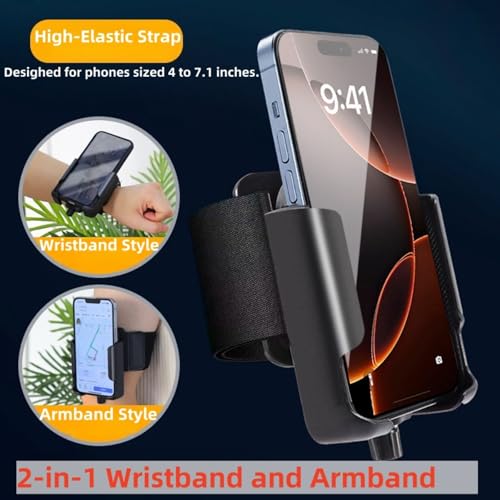 360° Swivel 2-in-1 Running Armband 4.0-7.0 Inch iPhone Samsung