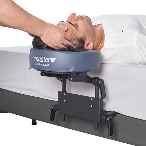 Master Massage Home Use Sleeping Mattress Top Massage Kit-Adjustable Headrest Face Pillow Cradle & Face Cushion Support Bracket, Head Rest Support- Eye Surgery Recovery - Cinnamon - color: Cinnamon