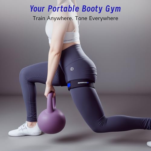 MANUEKLEAR Blood Flow Restriction Bands for Women Butt Lift - color: Blue