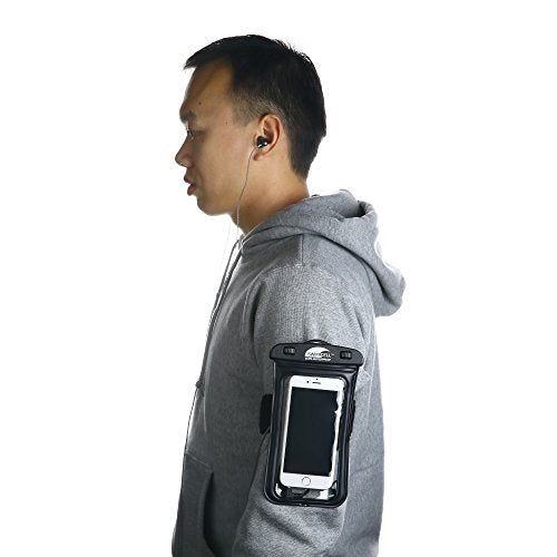 Waterproof Phone Holder For Running & Swimming - Headphone Jack - Standard - size: Standard With Headphone Jack