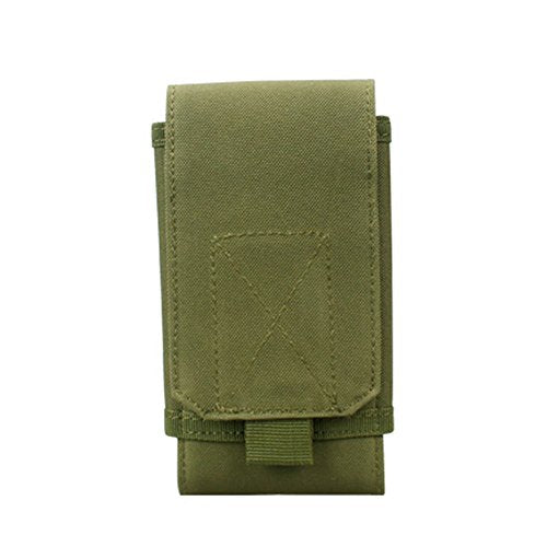 Tactical MOLLE Smartphone Holster, Universal Army Mobile Phone Belt Pouch EDC Security Pack Carry Accessory Kit Blowout Pouch Belt Loops Waist Bag Case for iPhone SE 5S Samsung Galaxy S4 Mini - color: #C (Small)